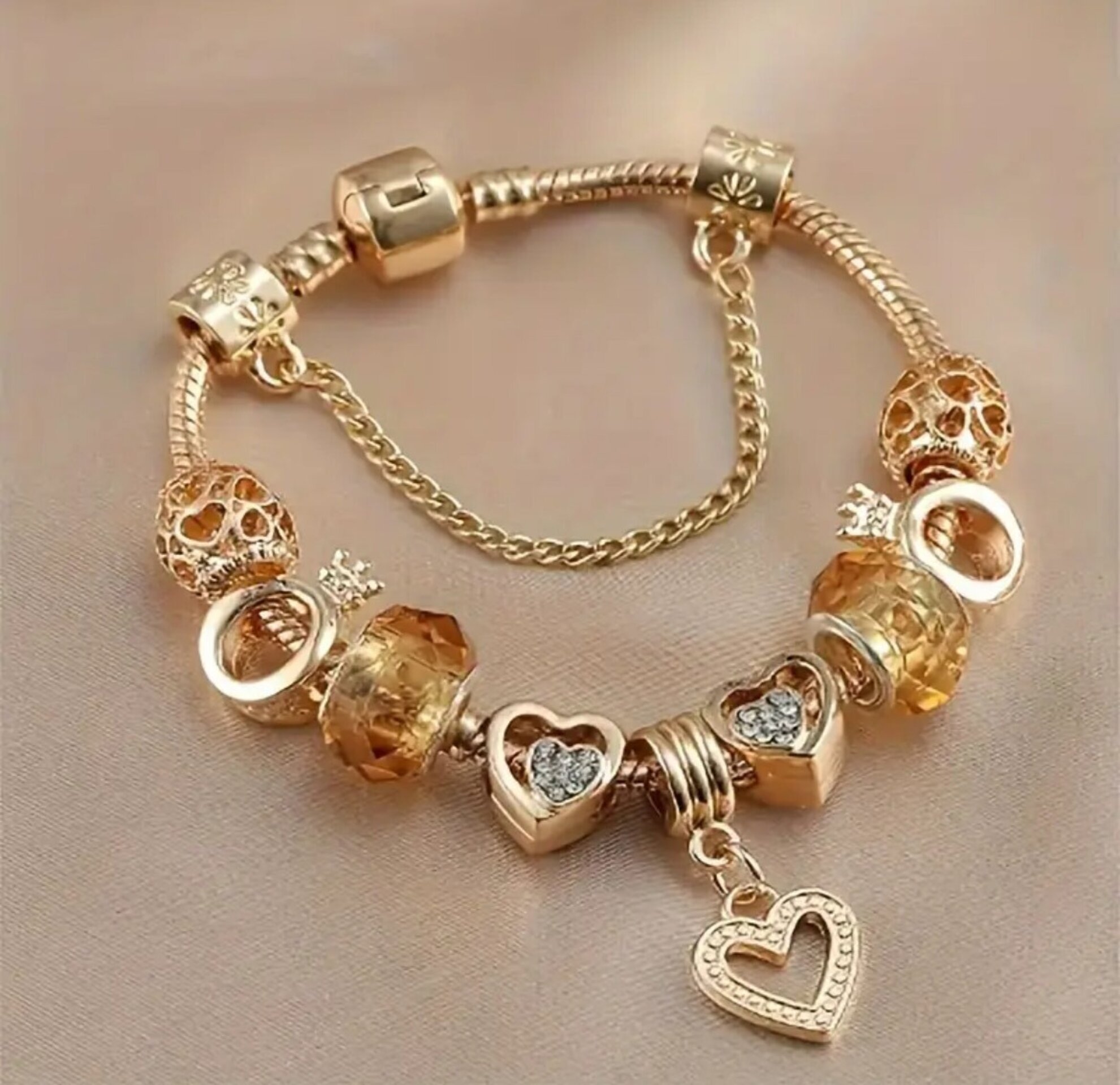 Pulsera colgante corazón - 2